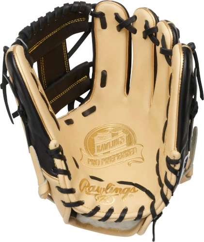 11.5 Inch Rawlings Pro Preferred PROS204W-2CBG Adult Infield Baseball Glove - Image 2