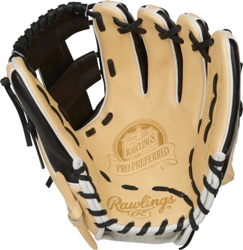11.5 Inch Rawlings Pro Preferred PROS314-13CBW Adult Infield Baseball Glove - Image 2