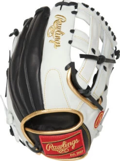 12.25 Inch Rawlings Encore EC1225-6BW Adult Outfield Baseball Glove