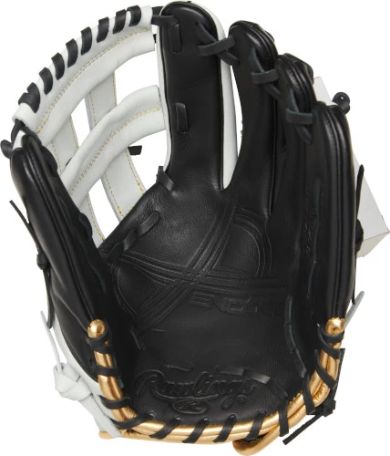 12.25 Inch Rawlings Encore EC1225-6BW Adult Outfield Baseball Glove - Image 2