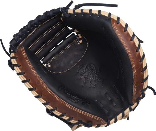 33 Inch Rawlings Heart Of The Hide PROCM33BSL Adult Baseball Catcher Mitt - Image 2