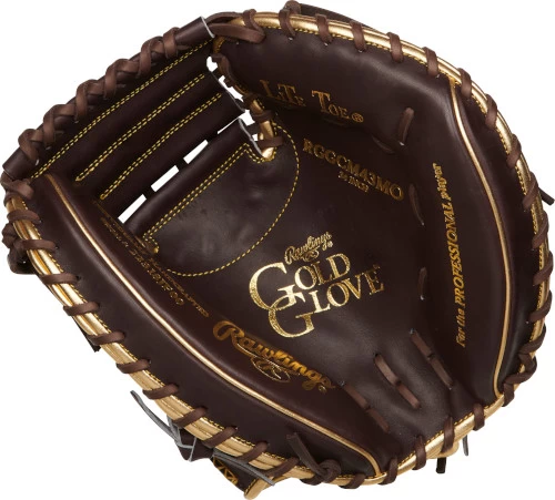 34 Inch Rawlings Gold Glove RGGCM43MO Adult Baseball Catcher Mitt - Image 2