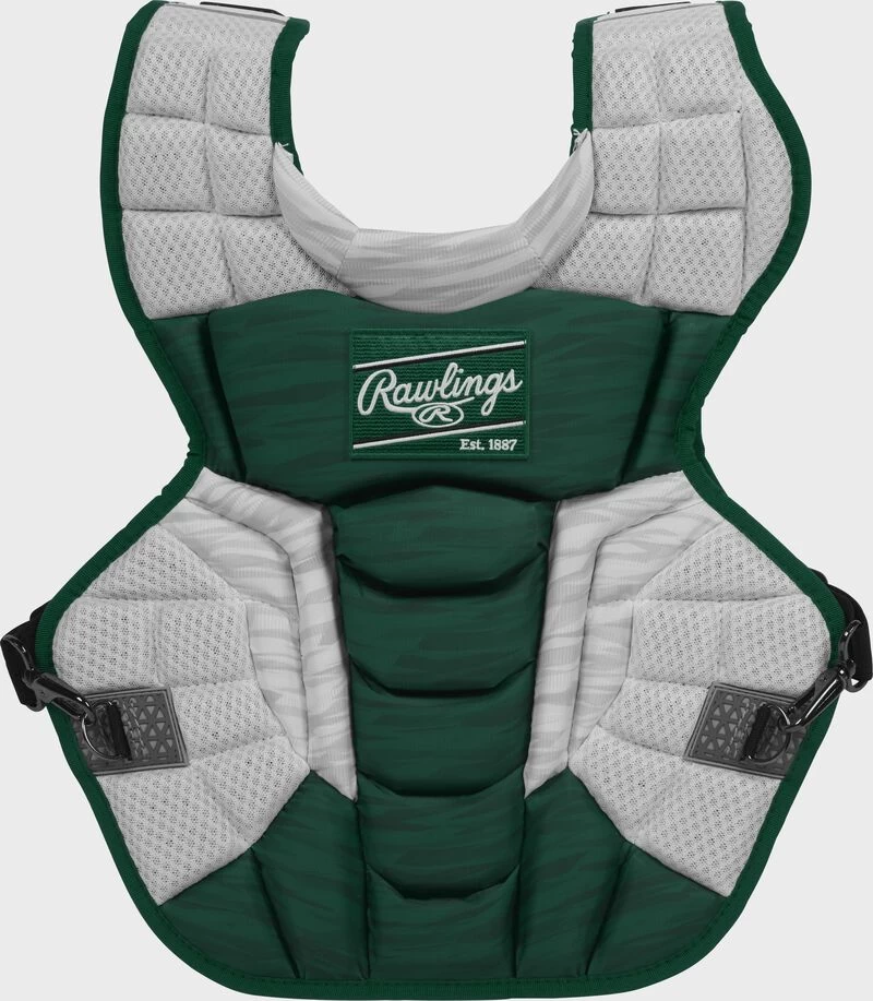 Rawlings Youth Dark Green/White VELO 2.0 Catcher's Gear Box Set: CSV2Y-DG / W - Image 3