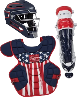 Rawlings ADULT USA VELO 2.0 Catcher's Gear Box Set: CSV2A-NSW