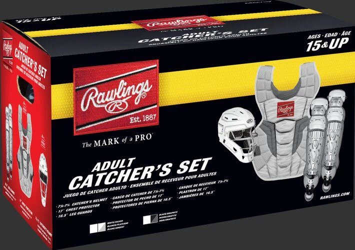 Rawlings Adult Black/Graphite VELO 2.0 Catcher's Gear Box Set: CSV2A-B/GPH - Image 2
