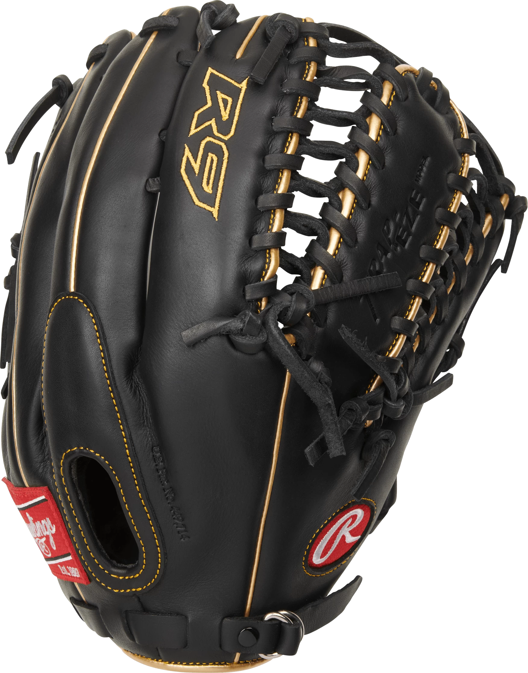 Rawlings R9 12.75" Outfield Baseball Glove: R96019BGFS