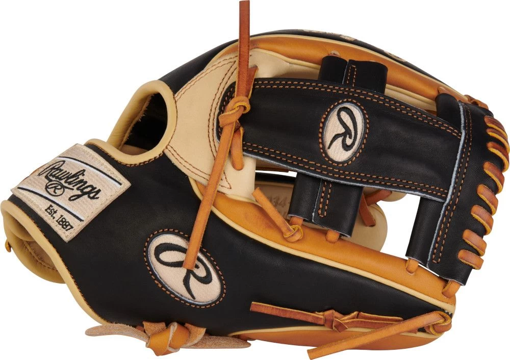 11.5 Inch Rawlings Heart Of The Hide Adult Infield Baseball Glove PRO934-13CBT - Gold Glove Club: February - Image 3