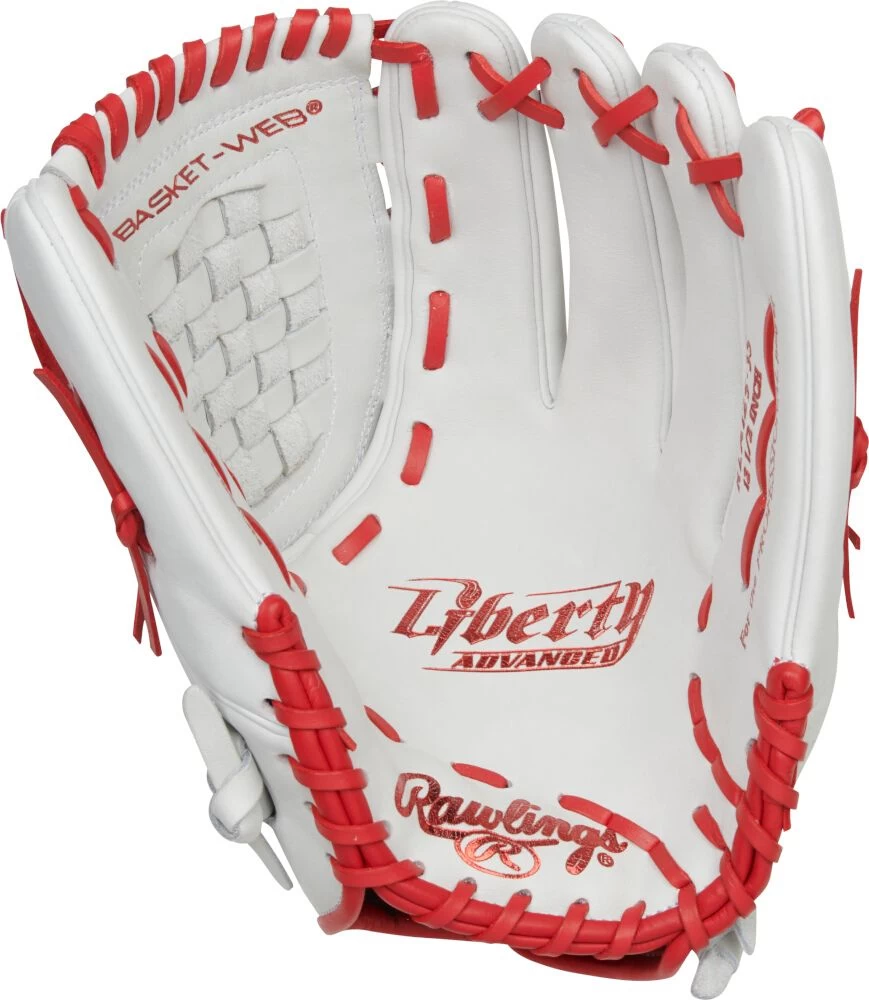 12.5 Inch Rawlings Liberty Advanced Women's Fastpitch Softball Glove RLA125-3S - Image 2