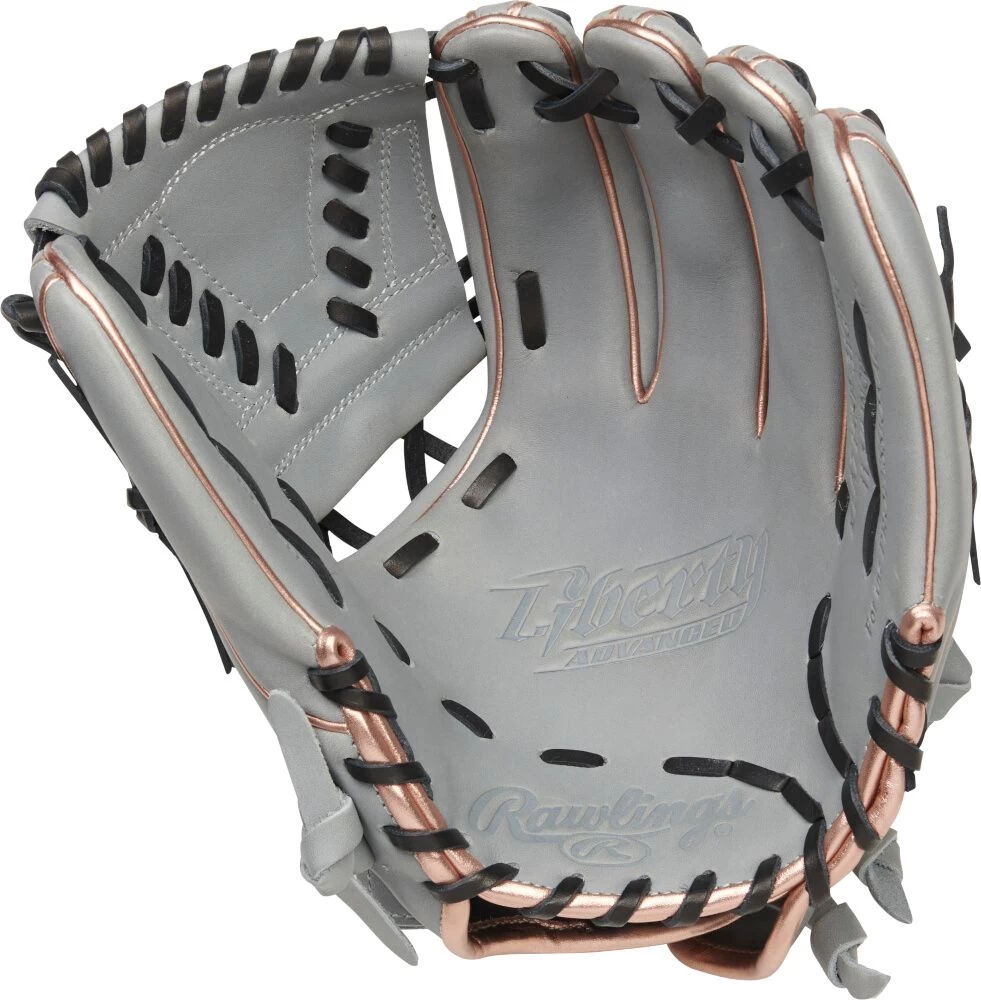 11.75 Inch Rawlings Liberty Advanced Color Series 4.0 Women's Fastpitch Softball Glove RLA715SB-31GRG - Image 2