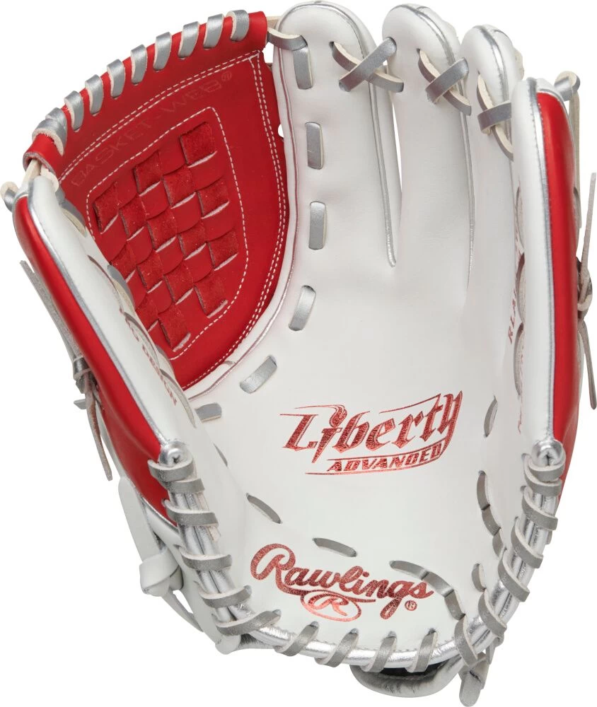 12 Inch Rawlings Liberty Advanced Color Series 4.0 Women's Fastpitch Softball Glove RLA120-3WSP - Image 2