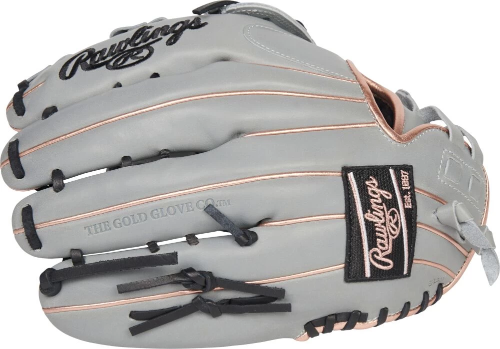 12.75 Inch Rawlings Liberty Advanced Color Series 4.0 Women's Fastpitch Softball Outfield Glove RLA1275SB-6GRG - Image 3