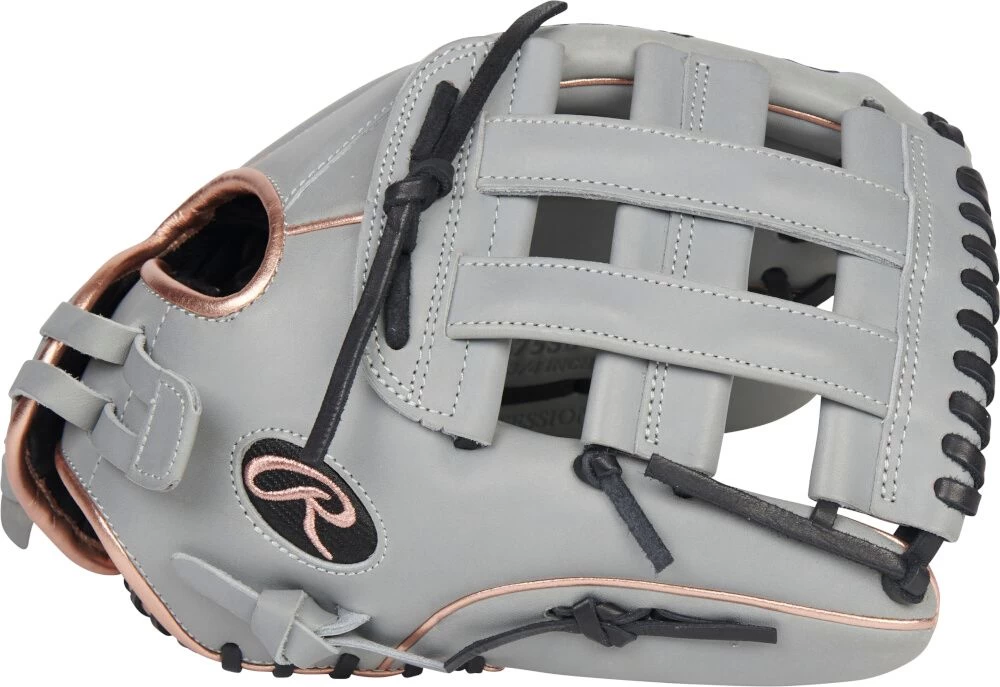 12.75 Inch Rawlings Liberty Advanced Color Series 4.0 Women's Fastpitch Softball Outfield Glove RLA1275SB-6GRG - Image 4
