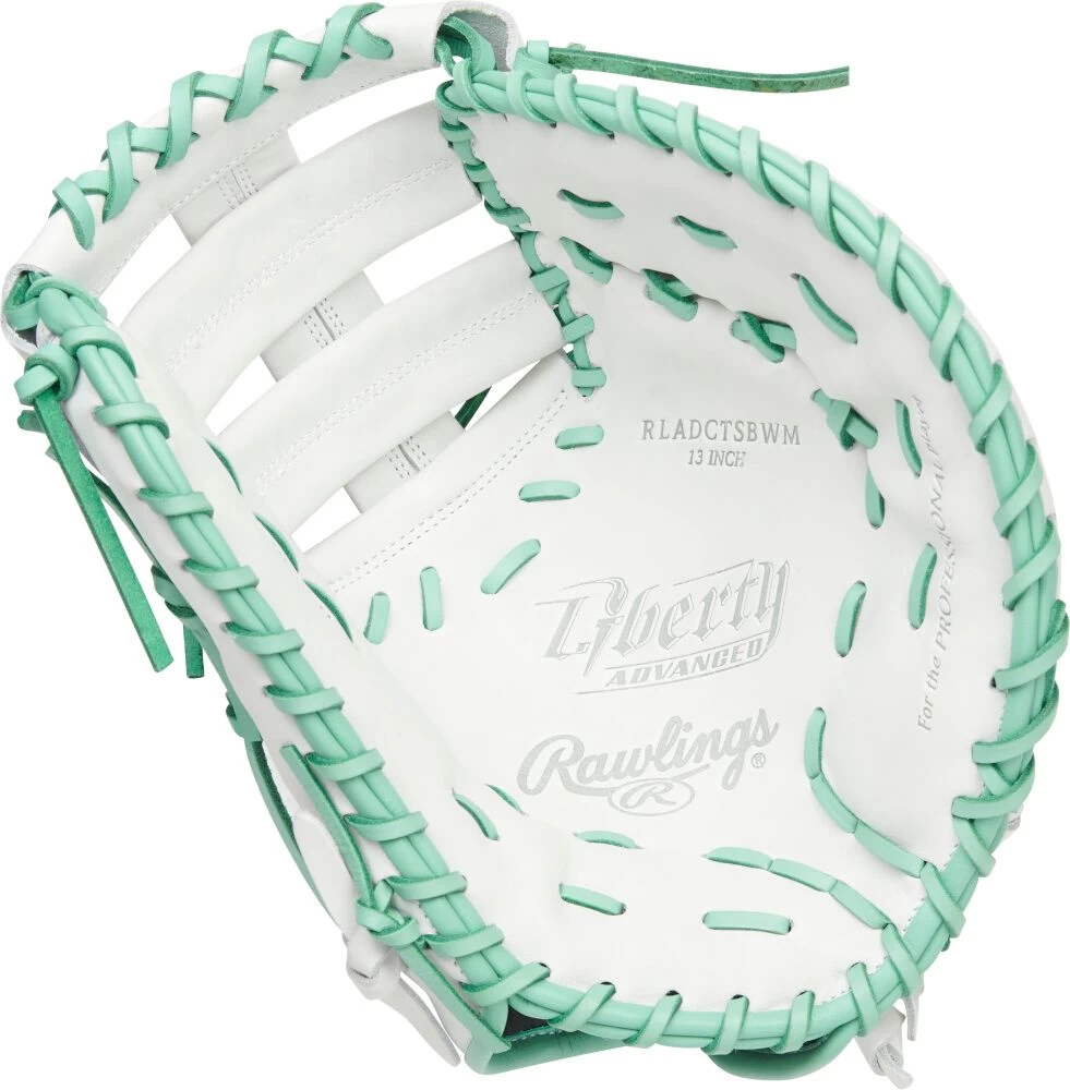 13 Inch Rawlings Liberty Advanced Color Series 4.0 Women's Fastpitch Softball Firstbase Mitt RLADCTSBWM - Image 2