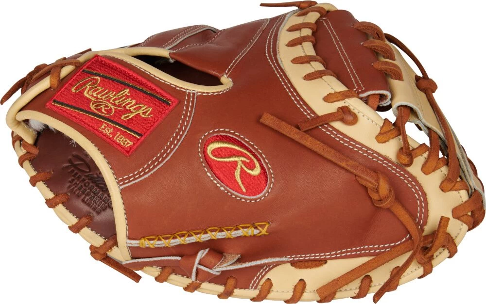 33 Inch Rawlings Pro Preferred Adult Baseball Catchers Mitt PROSCM33BRC - Image 4