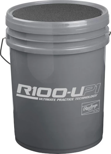 Rawlings R100-UP Ultimate Practice Combo R100-UP1BUCK24 Raised Seam High School Practice Baseball W/ Bucket - Image 2