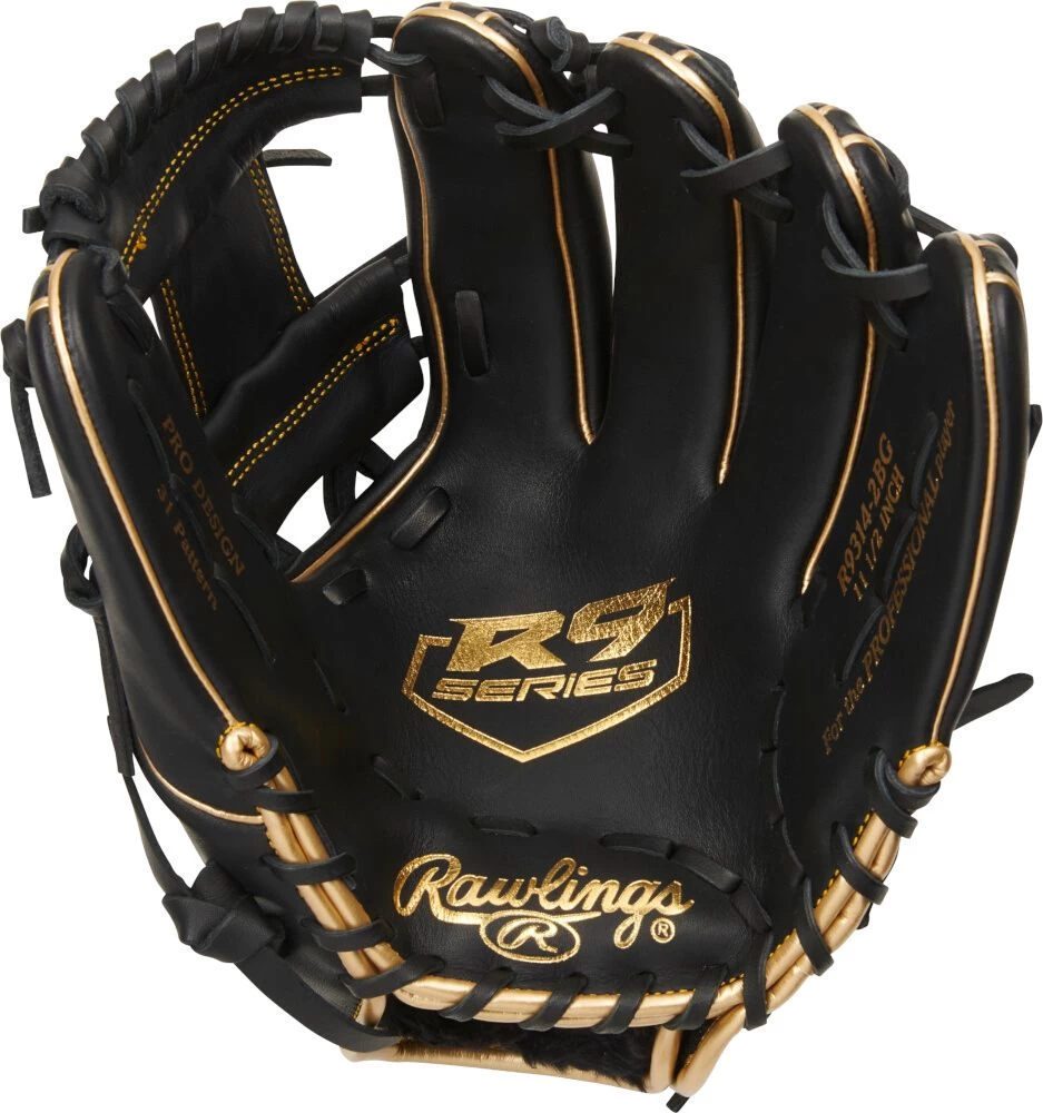 11.5 Inch Rawlings R9 Adult Infield Baseball Glove R9314-2BG - Image 2