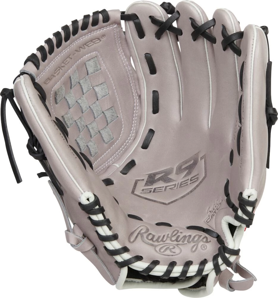 Rawlings R9 Contour Fit 11.5 Inch Girl's Fastpitch Softball Glove R9SB115U-3GW - Image 2