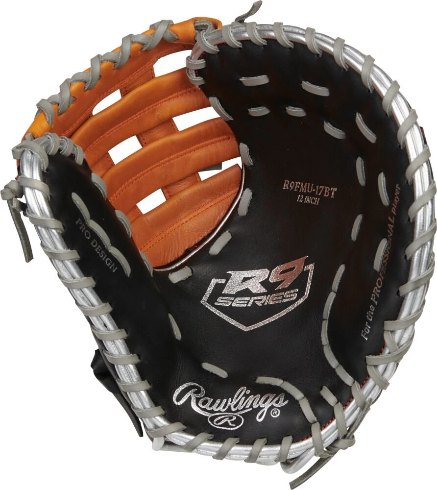 12 Inch Rawlings R9 Contour Youth Firstbase Baseball Mitt R9FMU-17BT - Image 2