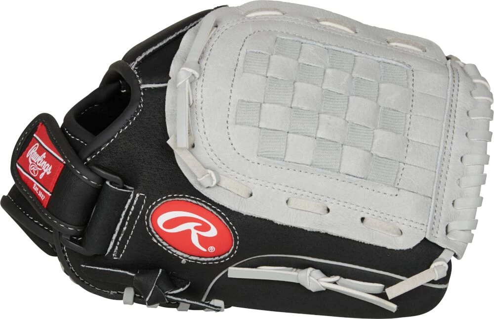 11.5 Inch Rawlings Sure Catch Youth Pro Taper Baseball Glove SC115BGB - Image 3