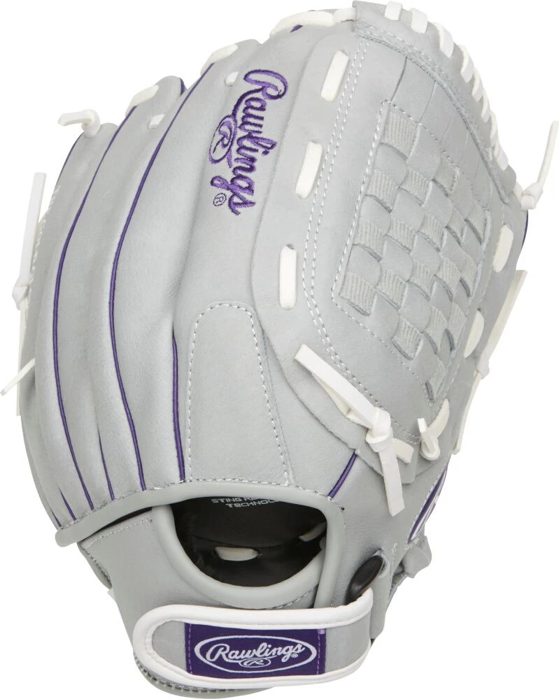 12 Inch Rawlings Sure Catch Girl's Fastpitch Softball Glove SCSB12PU
