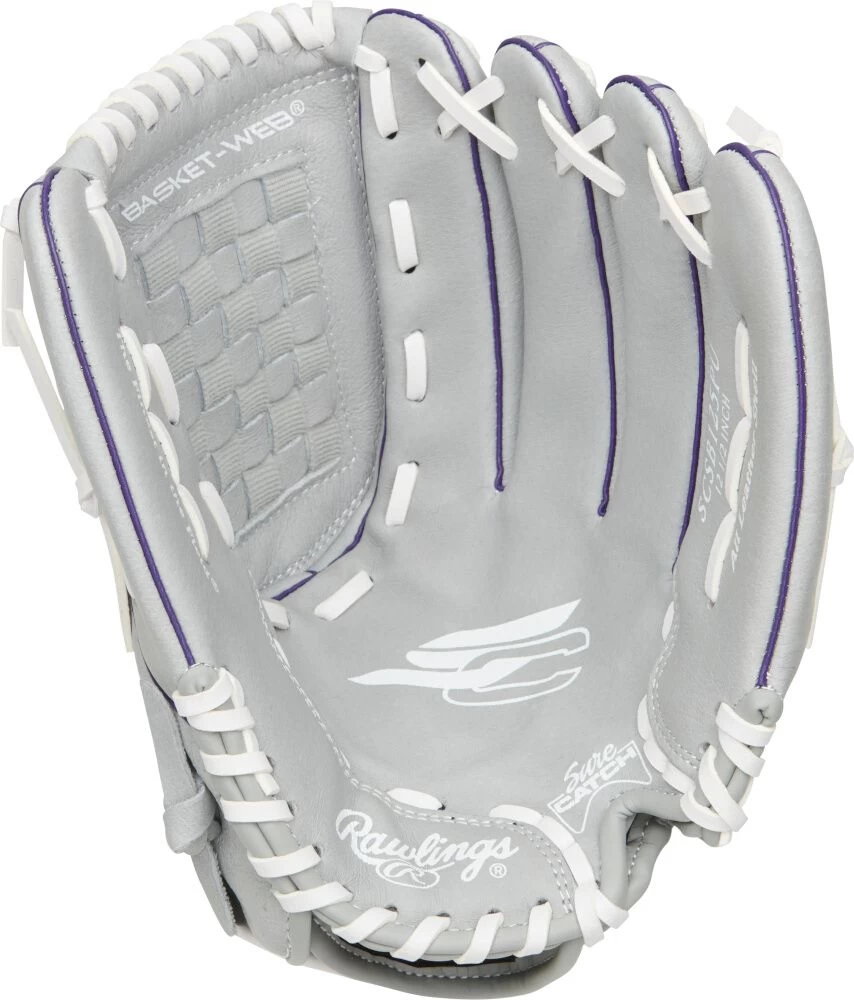 Rawlings Sure Catch Fastpitch Softball Glove 12.5β SCSB125PU - Image 2